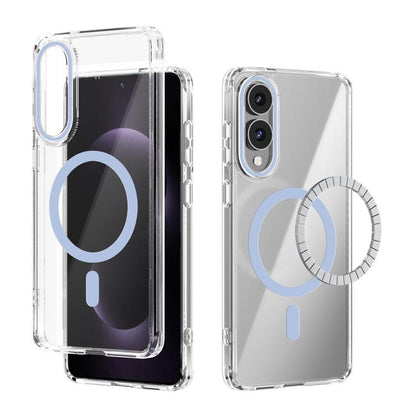 ABEEL MagSafe Magnetic Color Ring Anti-scratch Transparent Phone Case