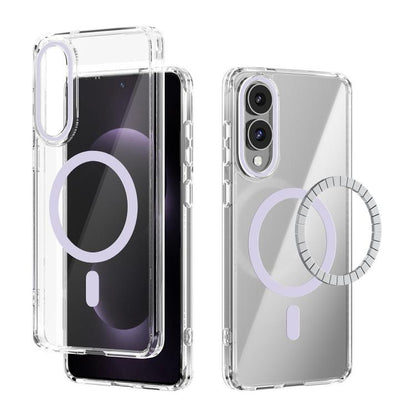 ABEEL MagSafe Magnetic Color Ring Anti-scratch Transparent Phone Case