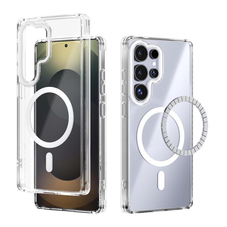 ABEEL MagSafe Magnetic Color Ring Anti-scratch Transparent Phone Case