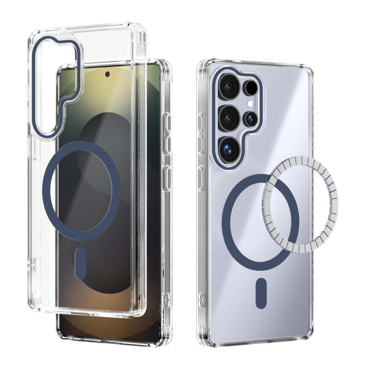 ABEEL MagSafe Magnetic Color Ring Anti-scratch Transparent Phone Case