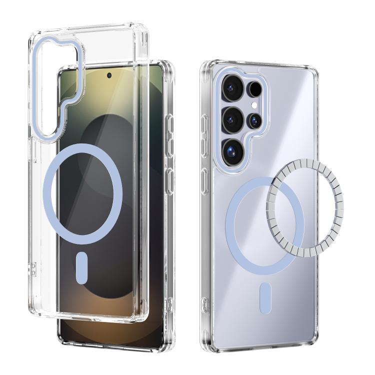 ABEEL MagSafe Magnetic Color Ring Anti-scratch Transparent Phone Case