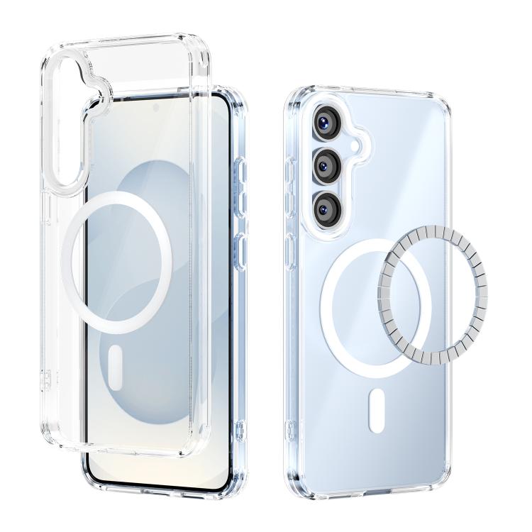 ABEEL MagSafe Magnetic Color Ring Anti-scratch Transparent Phone Case