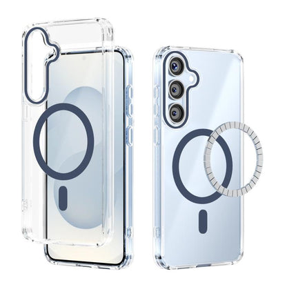 ABEEL MagSafe Magnetic Color Ring Anti-scratch Transparent Phone Case