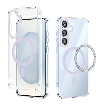 ABEEL MagSafe Magnetic Color Ring Anti-scratch Transparent Phone Case