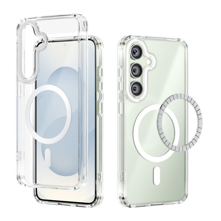 ABEEL MagSafe Magnetic Color Ring Anti-scratch Transparent Phone Case