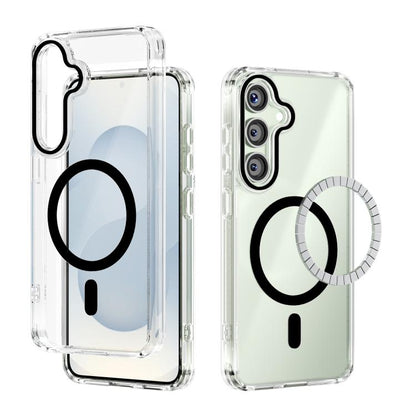 ABEEL MagSafe Magnetic Color Ring Anti-scratch Transparent Phone Case