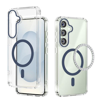 ABEEL MagSafe Magnetic Color Ring Anti-scratch Transparent Phone Case