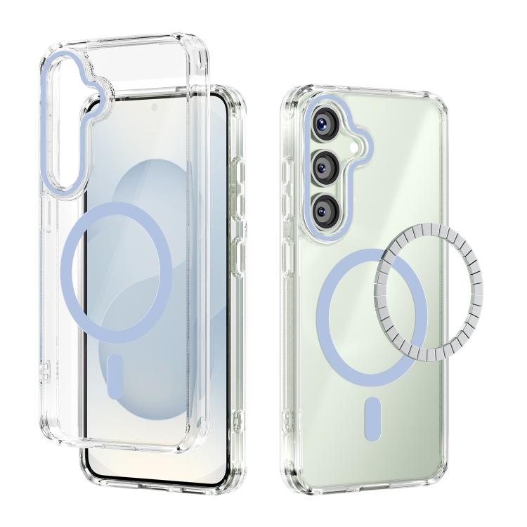 ABEEL MagSafe Magnetic Color Ring Anti-scratch Transparent Phone Case