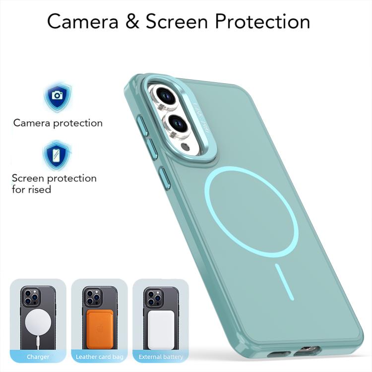 Bright Color Imitation Camera Bracket Magsafe Phone Case