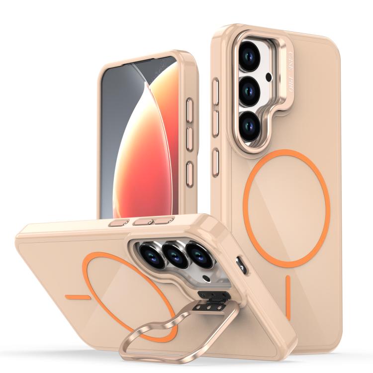 Bright Color Imitation Camera Bracket Magsafe Phone Case