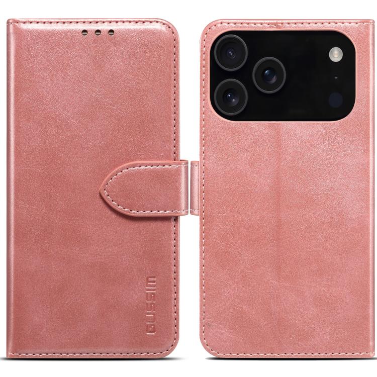 GUSSIM Magnetic Horizontal Flip Leather Phone Case
