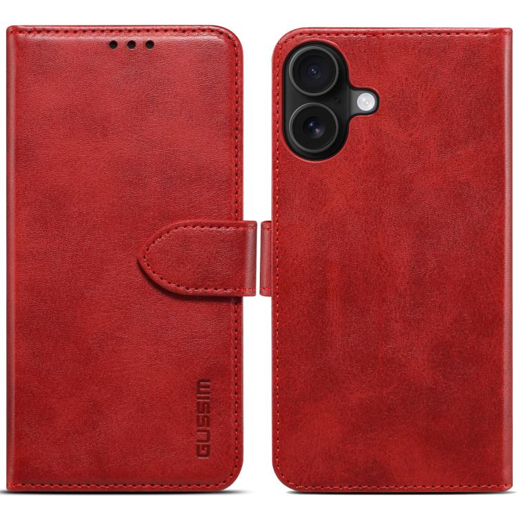 GUSSIM Magnetic Horizontal Flip Leather Phone Case