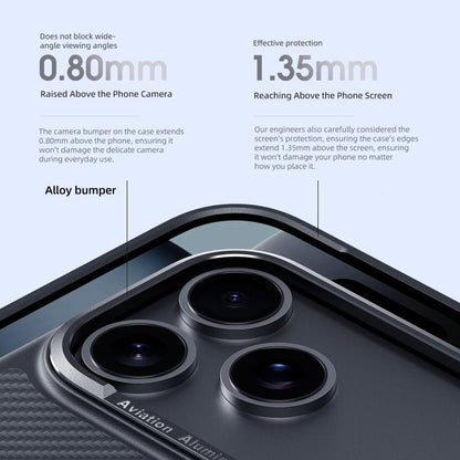 Carbon Fiber Kevlar MagSafe Magnetic Phone Case