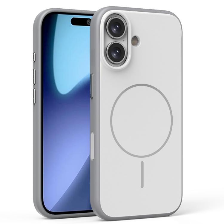 Solid Color Magnetic MagSafe Frosted Phone Case