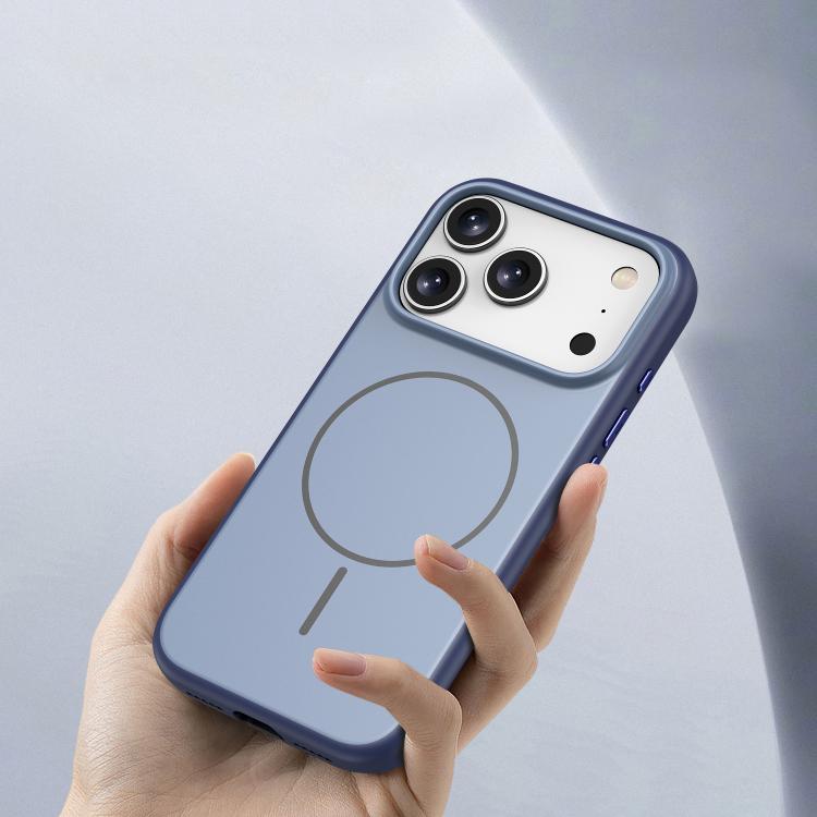 Solid Color Magnetic MagSafe Frosted Phone Case