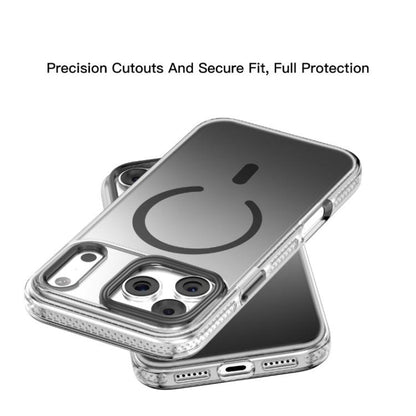 Mutural Ice Series MagSafe Gradient Matte PC Hybrid TPU Phone Case