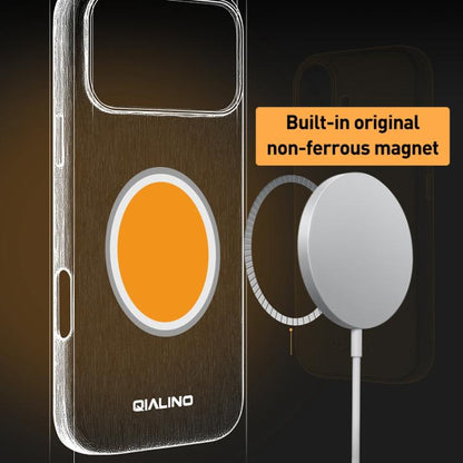 QIALINO Technology Leather MagSafe Phone Case