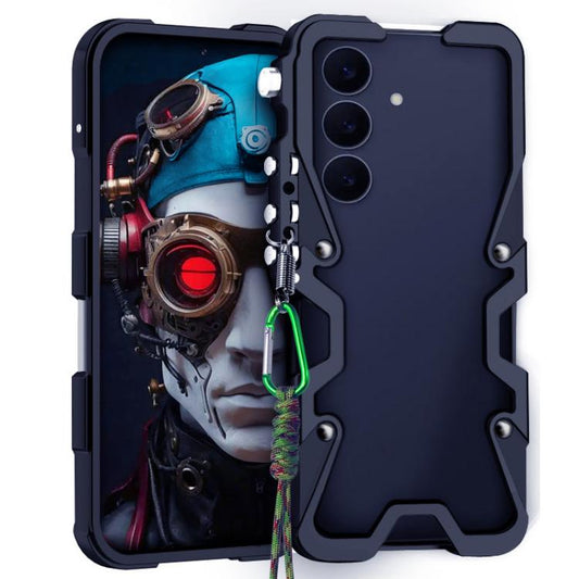 Trigger Design Hollow Metal Frame Phone Case with Lanyard