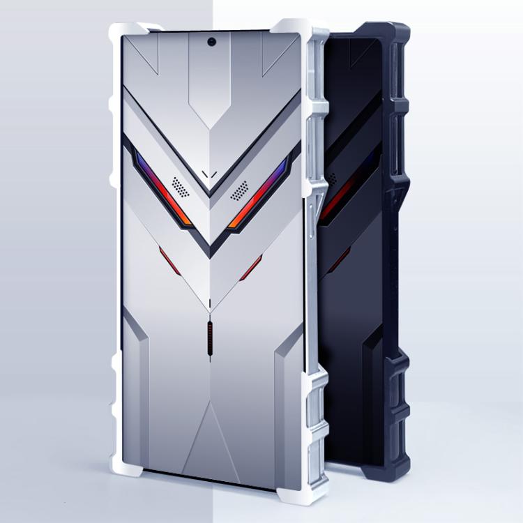 Rotating Bracket Hollow Metal Phone Case with Lanyard