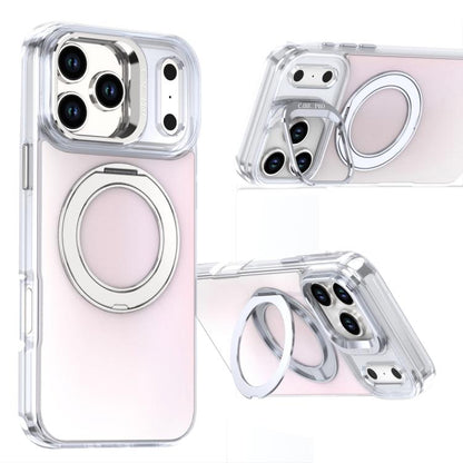 Gradient Discolor Rotating Holder Lens Kickstand Magsafe Phone Case