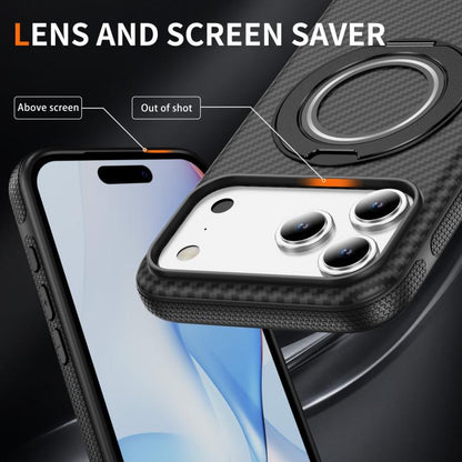 Carbon Fiber Gear Holder C Type MagSafe Phone Case