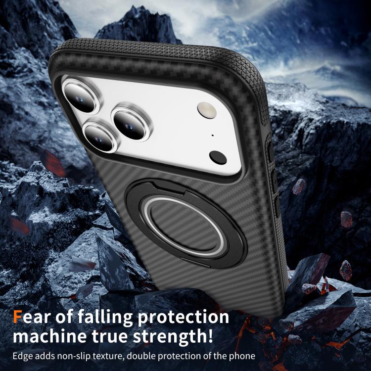 Carbon Fiber Gear Holder C Type MagSafe Phone Case
