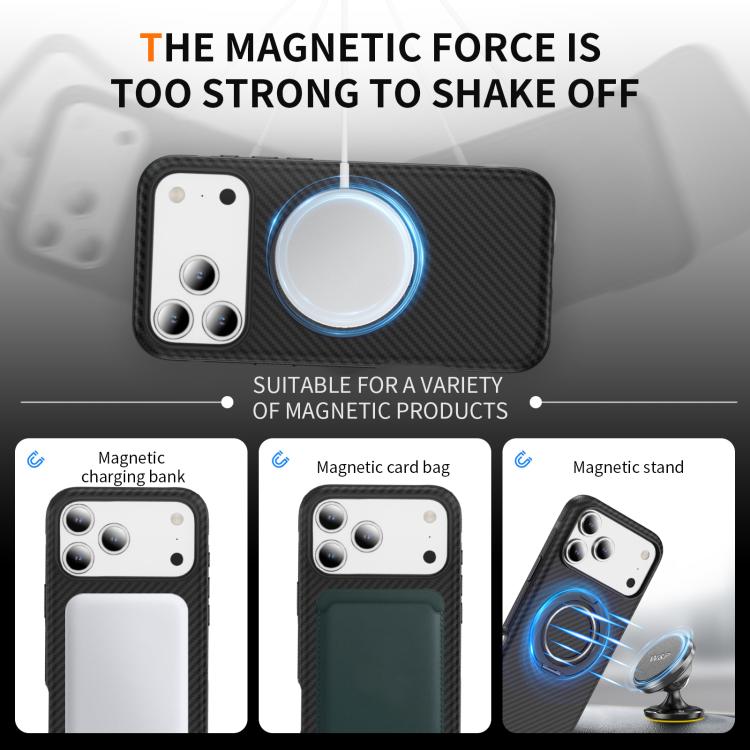 Carbon Fiber Gear Holder C Type MagSafe Phone Case