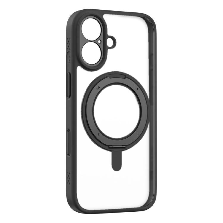MOMAX Magsafe Magnetic Metal Rotating Holder Phone Case
