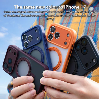MOMAX Magsafe Magnetic Metal Rotating Holder Phone Case