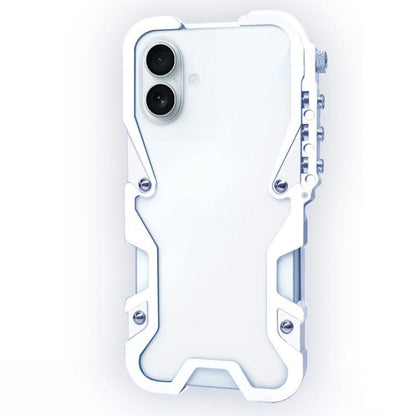 Trigger Design Hollow Metal Frame Phone Case with Lanyard