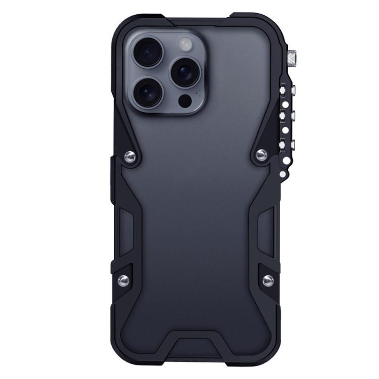 Trigger Design Hollow Metal Frame Phone Case with Lanyard