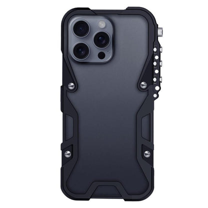 Trigger Design Hollow Metal Frame Phone Case with Lanyard