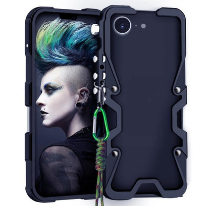 Trigger Design Hollow Metal Frame Phone Case with Lanyard