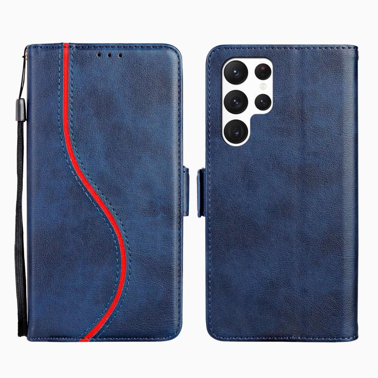 Side Buckle S Curve Leather Phone Case