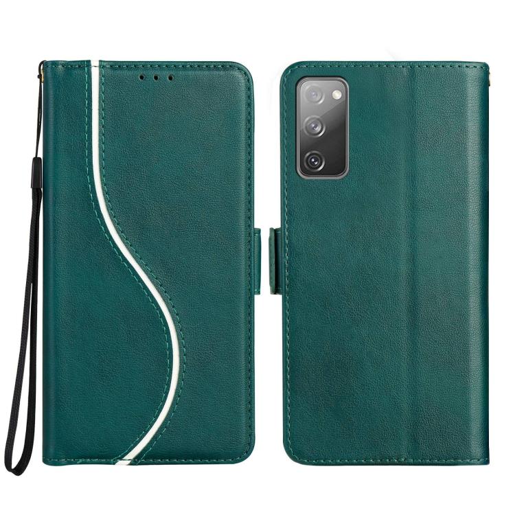Side Buckle S Curve Leather Phone Case