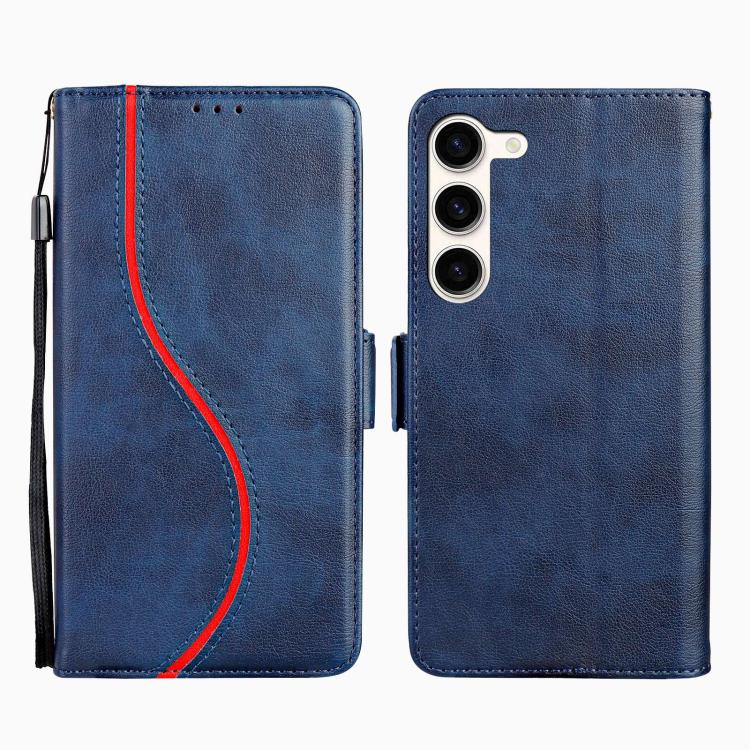 Side Buckle S Curve Leather Phone Case
