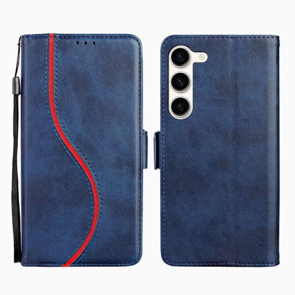 Side Buckle S Curve Leather Phone Case