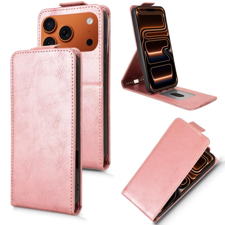 Magnetic Vertical Flip Leather Phone Case with Buckle