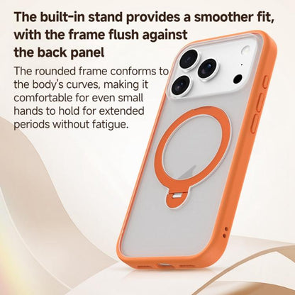 ZGA 360 Pivot Holder Magsafe PC Hybrid TPU Phone Case