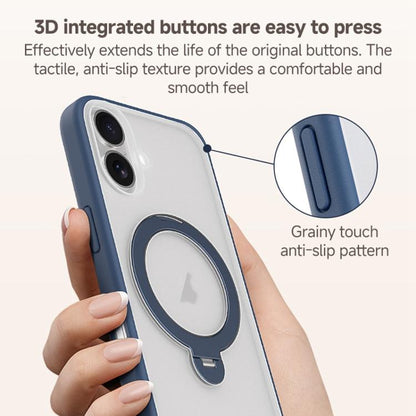 ZGA 360 Pivot Holder Magsafe PC Hybrid TPU Phone Case