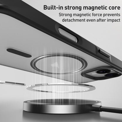 ZGA Matte Clear Magsafe PC Hybrid TPU Phone Case