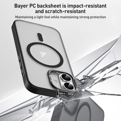 ZGA Matte Clear Magsafe PC Hybrid TPU Phone Case