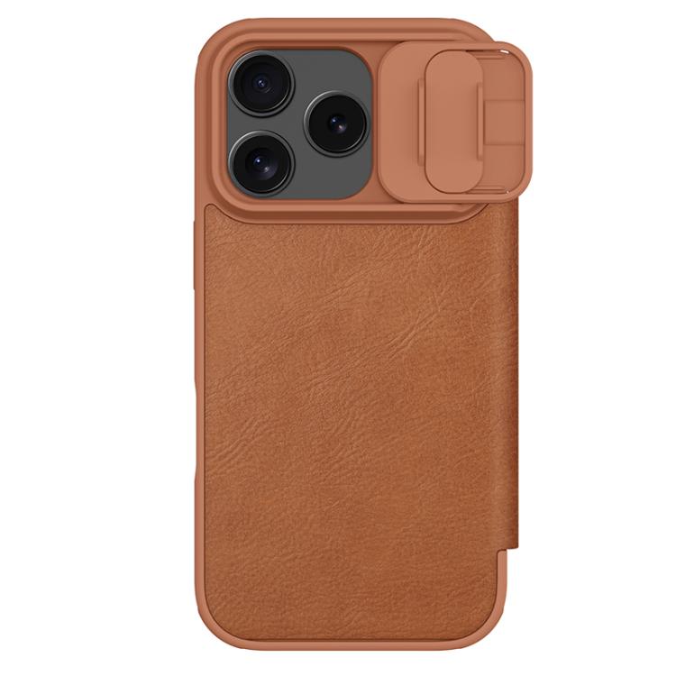 NILLKIN QIN Series Pro Sliding Camera Cover Design Leather Phone Case