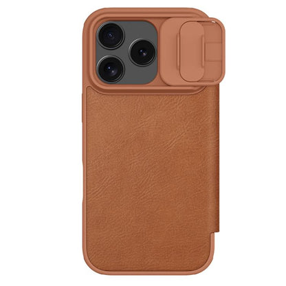 NILLKIN QIN Series Pro Sliding Camera Cover Design Leather Phone Case