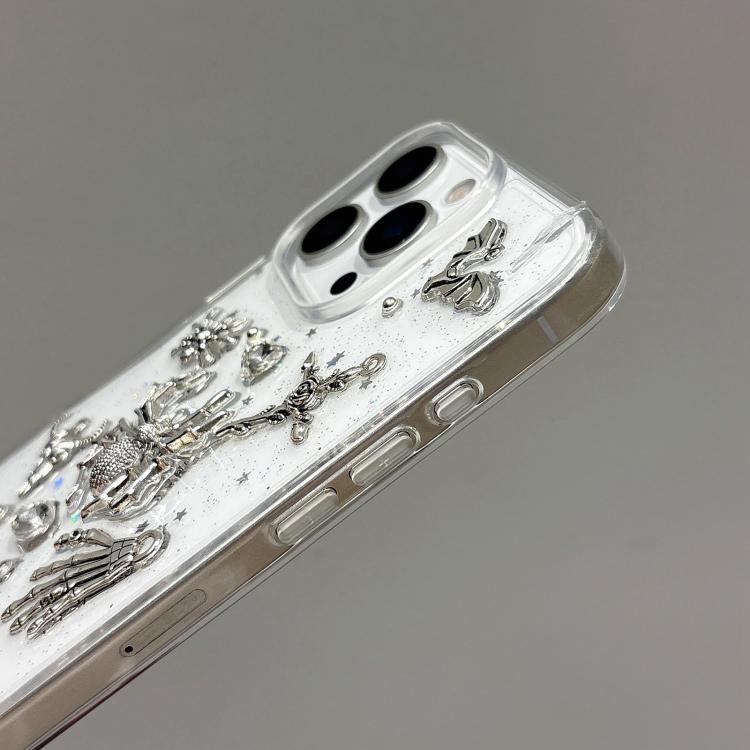 Dark-Style Spider Epoxy Acrylic Hybrid TPU Phone Case