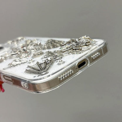 Dark-Style Spider Epoxy Acrylic Hybrid TPU Phone Case