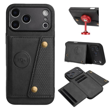 Double Buckle Card Slots Magnetic Phone Case