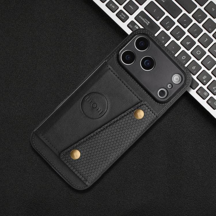 Double Buckle Card Slots Magnetic Phone Case
