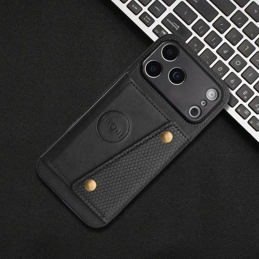 Double Buckle Card Slots Magnetic Phone Case