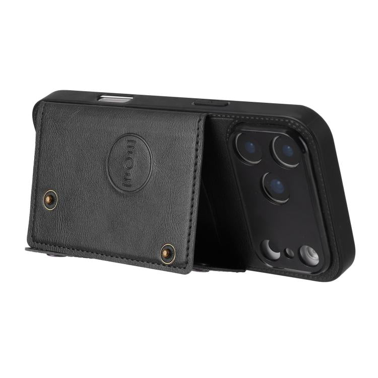Double Buckle Card Slots Magnetic Phone Case